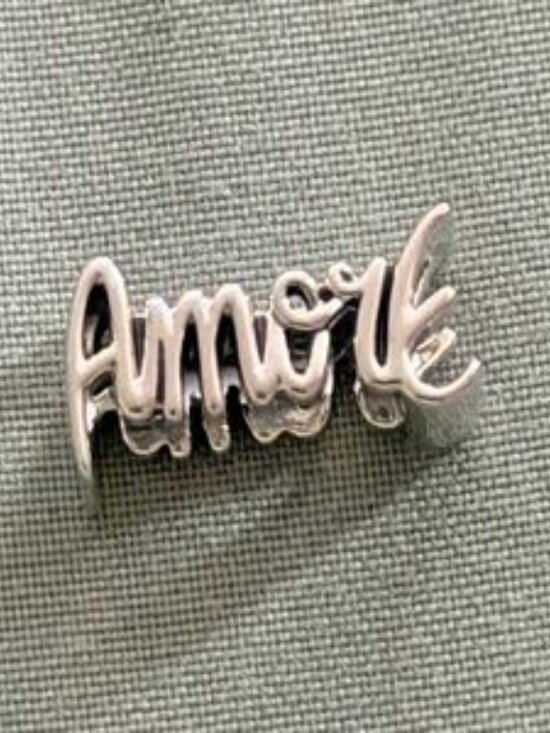 Authentic Amour Script Charm - Picture 3 of 5